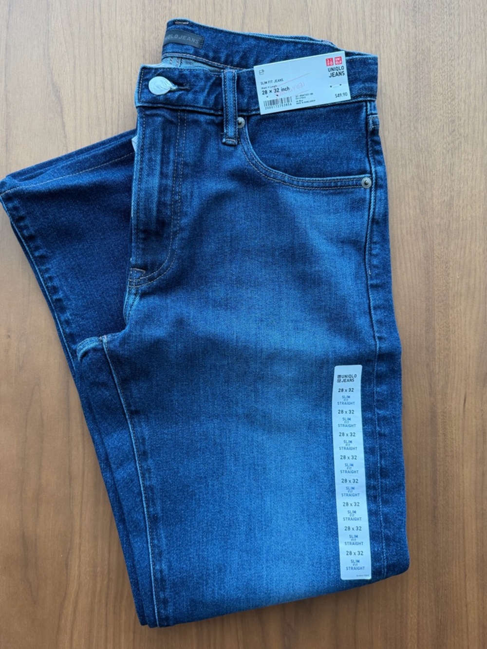 Men’s Uniqlo Jeans Bundle Size Small NWT Classic Blue - Picture 3 of 5